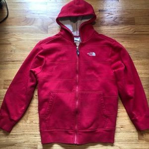 Red north face